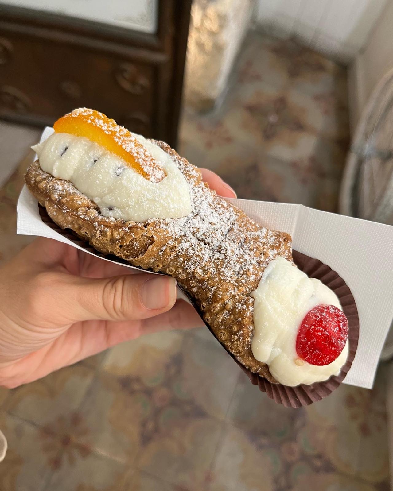 Cannoli in Palermo.