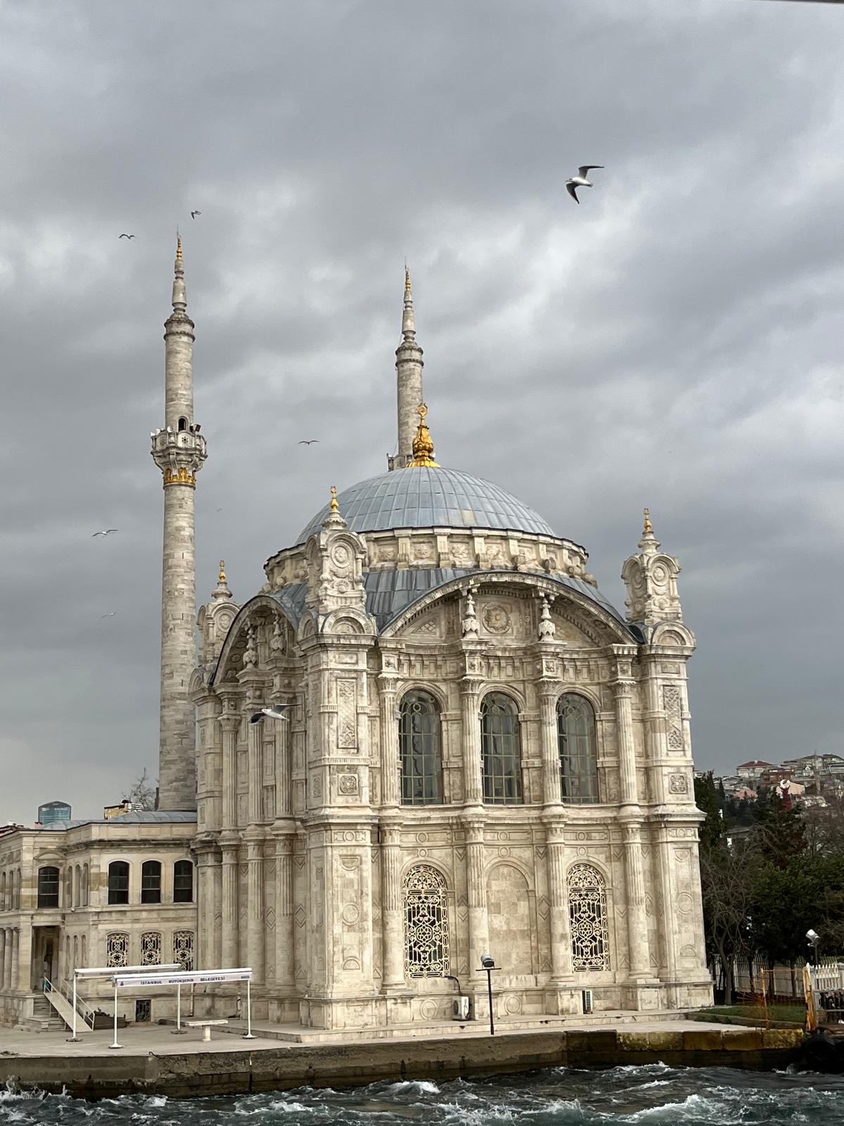 Mosque view in Istanbul.
